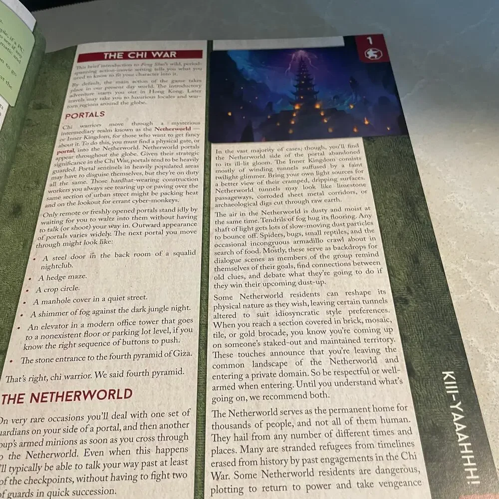 Feng Shui 2 RPG core rule Action Movie Roleplaying 2015 Hardback Robin D. Laws
